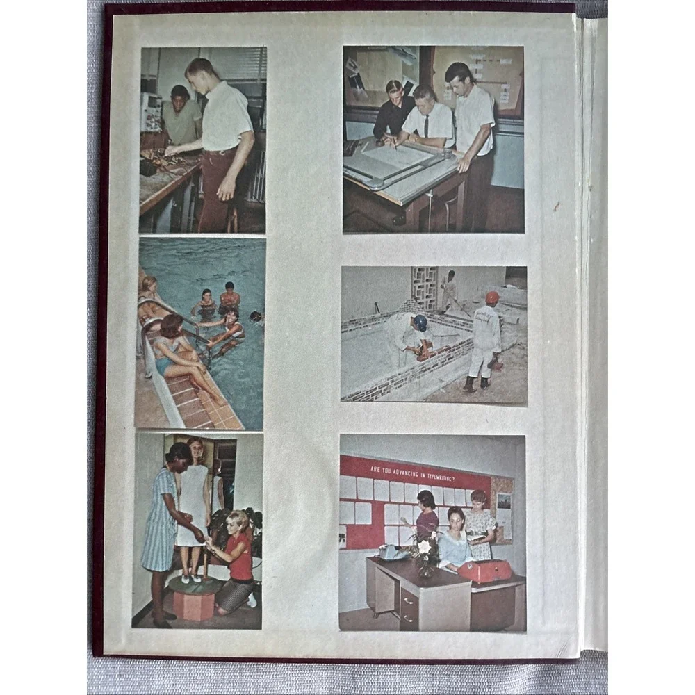 1967 TITUSVILLE Terriers Florida HIGH SCHOOL YEARBOOK Vintage Rare Space Coast